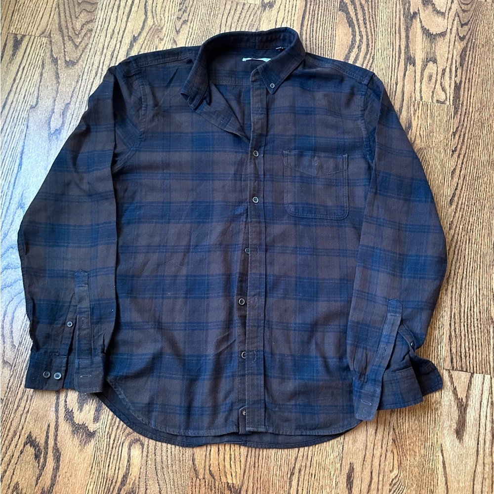 7 for all Mankind plaid shirt size large